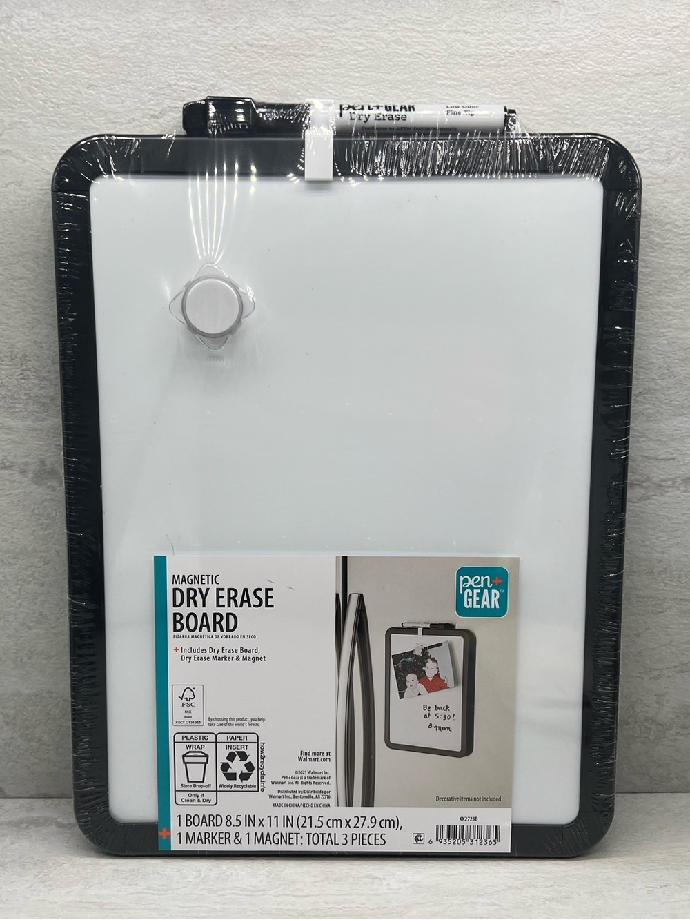 🎉 $5 Pen+GEAR Magnetic Dry Erase Board 8.5 x 11 in Dry Erase Board NWT